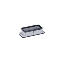 Embase encastrée 16B, Aluminium moulé sous pression, acier inoxydable, IP65, Sortie basse